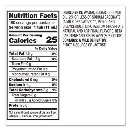Liquid Coffee Creamer, French Vanilla, 0.38 Oz Mini Cups, 180-carton
