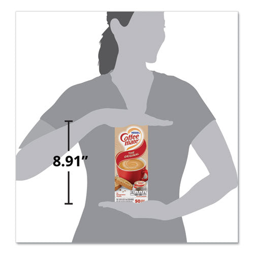 Liquid Coffee Creamer, Original, 0.38 Oz Mini Cups, 50-box, 4 Boxes-carton, 200 Total-carton