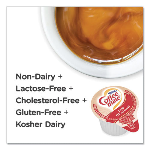 Liquid Coffee Creamer, Original, 0.38 Oz Mini Cups, 50-box, 4 Boxes-carton, 200 Total-carton
