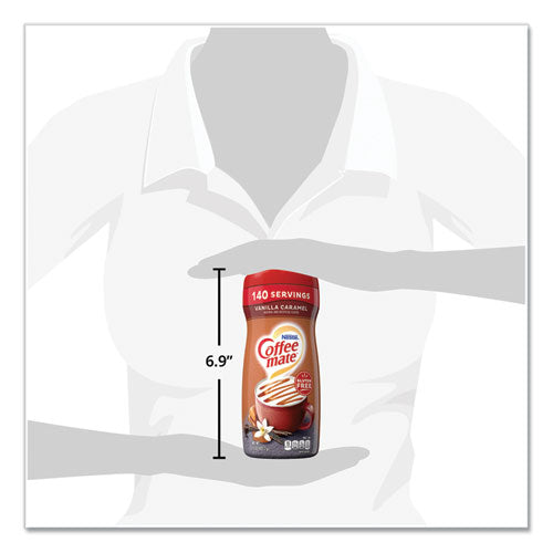 Non-dairy Powdered Creamer, Vanilla Caramel, 15 Oz Canister