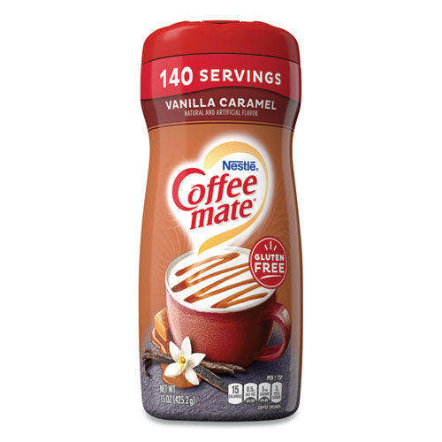 Non-dairy Powdered Creamer, Vanilla Caramel, 15 Oz Canister