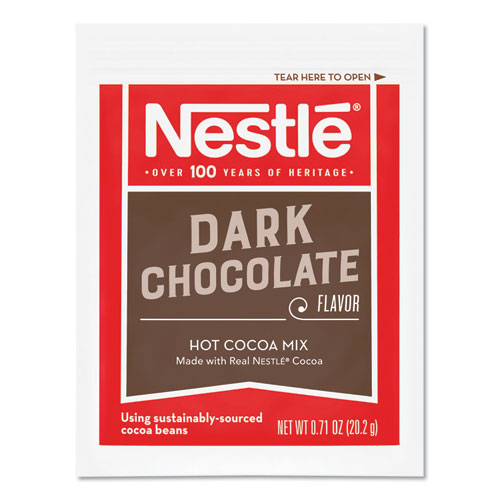 Hot Cocoa Mix, Dark Chocolate, 0.71 Oz, 50-box