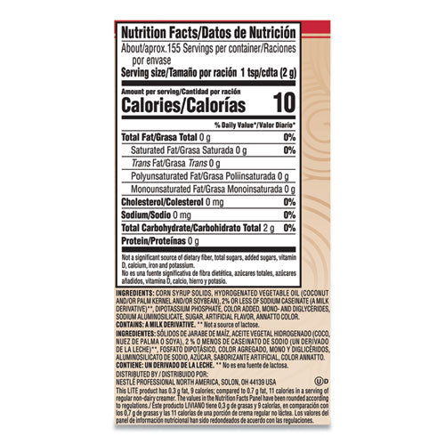 Powdered Original Lite Creamer, 11 Oz. Canister, 12-carton