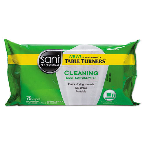 Multi-surface Cleaning Wipes, 11 1-2 X 7, White, 90 Wipes-pack, 12 Packs-carton