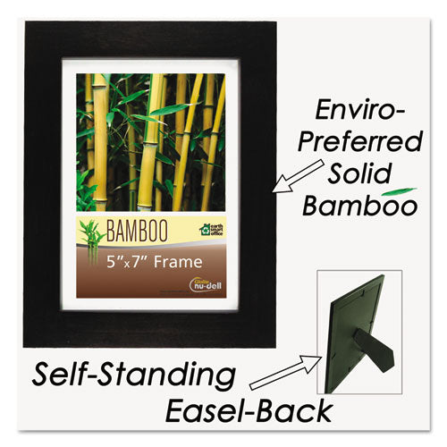 Bamboo Frame, 5 X 7, Black