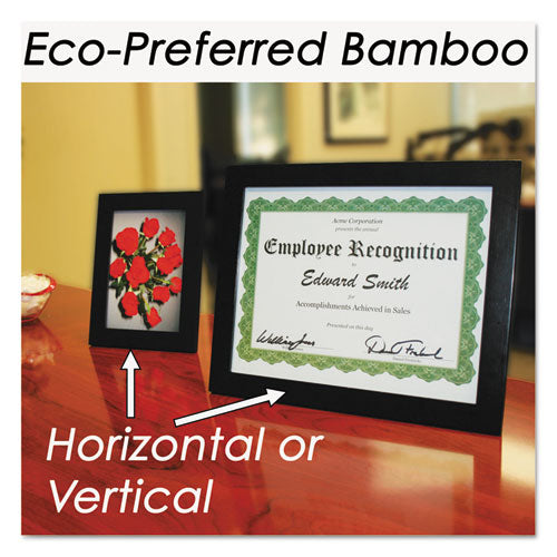 Bamboo Frame, 5 X 7, Black