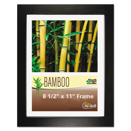 Bamboo Frame, 8 1-2 X 11, Black