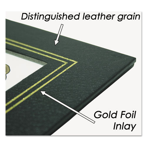 Leatherette Document Frame, 8-1-2 X 11, Black, Pack Of Two