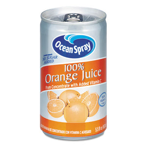 100% Juice, Orange, 5.5 Oz Can