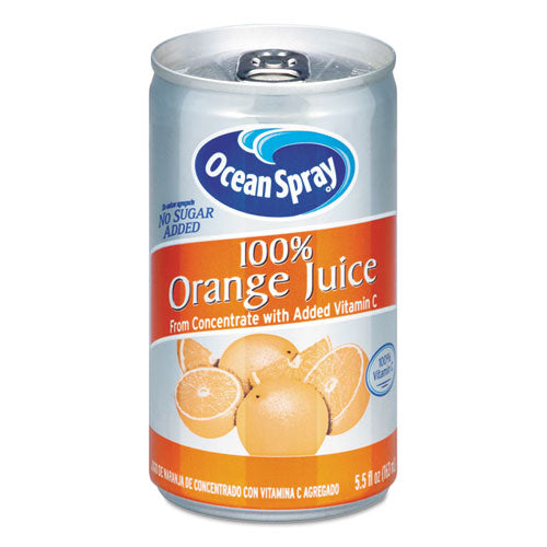 100% Juice, Orange, 5.5 Oz Can