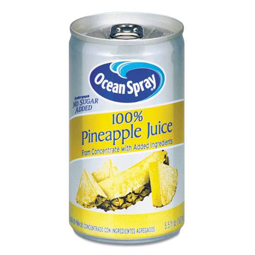 100% Juice, Pineapple, 5.5 Oz Can