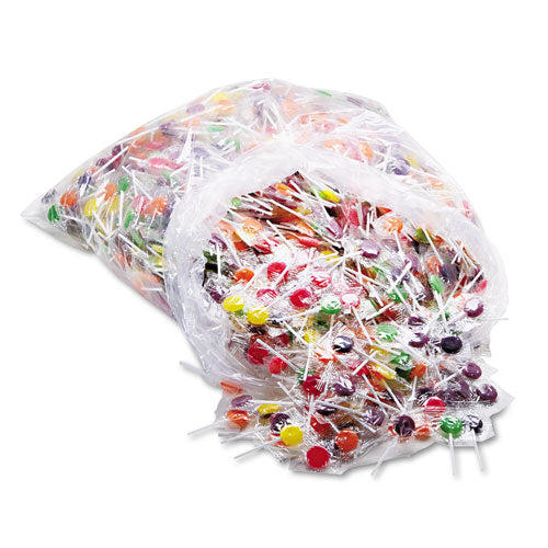 Lick Stix Suckers, Seven Assorted Fruit Flavors, 1440-carton