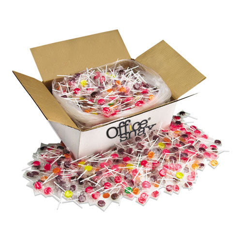 Lick Stix Suckers, Seven Assorted Fruit Flavors, 1440-carton