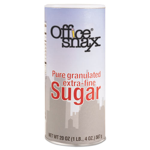 Reclosable Canister Of Sugar, 20 Oz