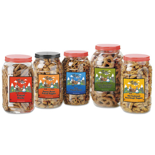 Pretzel Assortment, Peanut Butter, 44 Oz, Canister