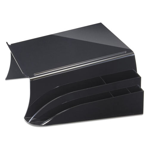 Officemate 2200 Series Telephone Stand, 12 1-4"w X 10 1-2"d X 5 1-4"h, Black