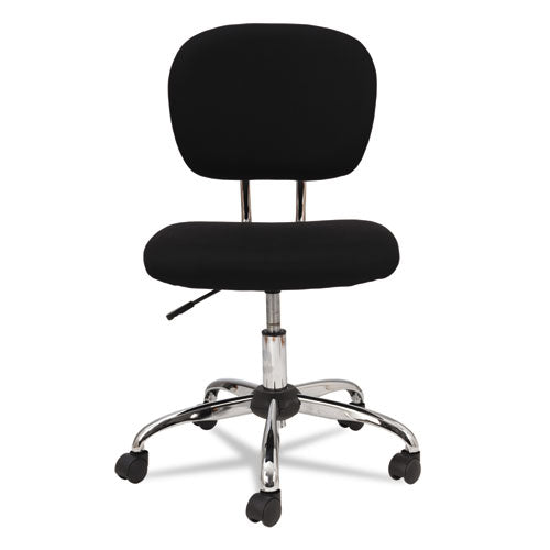 Mesh Task Chair, Supports Up To 250 Lbs., Black Seat-black Back, Chrome Base