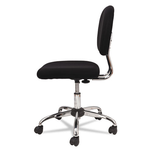 Mesh Task Chair, Supports Up To 250 Lbs., Black Seat-black Back, Chrome Base