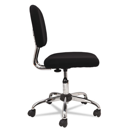 Mesh Task Chair, Supports Up To 250 Lbs., Black Seat-black Back, Chrome Base