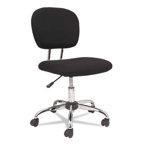Mesh Task Chair, Supports Up To 250 Lbs., Black Seat-black Back, Chrome Base