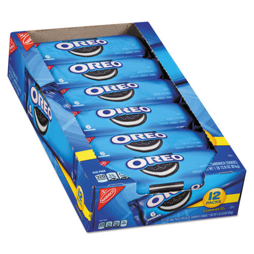 Oreo Cookies Single Serve Packs, Chocolate, 1.02 Oz Pack, 12-box