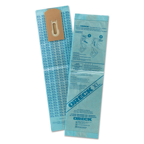 Disposable Vacuum Bags, Xl Standard Filtration, 25pk-ea