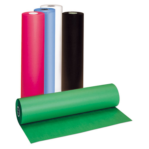 Decorol Flame Retardant Art Rolls, 40lb, 36" X 1000ft, Cherry Red