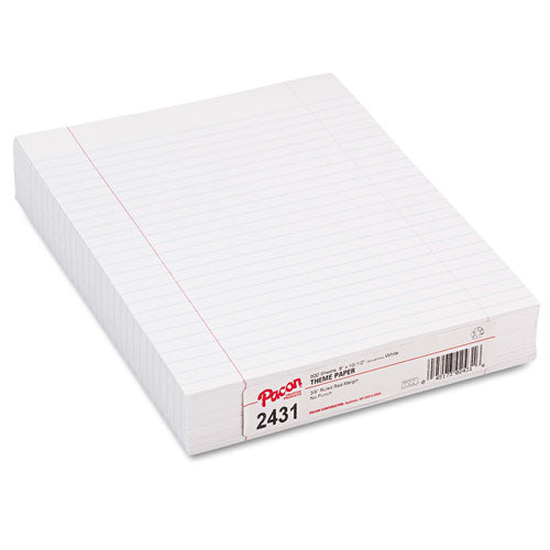 Composition Paper, 8 X 10.5, Wide-legal Rule, 500-pack