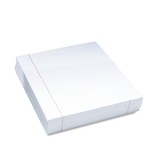 Composition Paper, 5-hole, 8 X 10.5, Wide-legal Rule, 500-pack