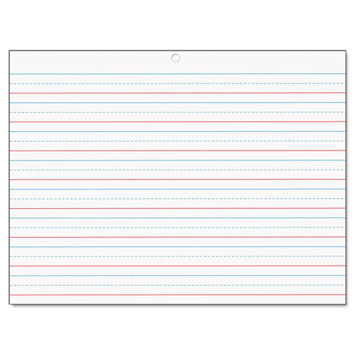 Multi-sensory Handwriting Tablet, 5-8" Long Rule, 8 X 10.5, 40-pad