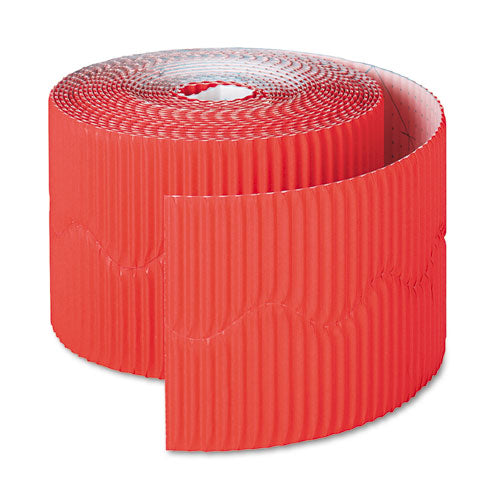 Bordette Decorative Border, 2 1-4" X 50' Roll, Flame Red