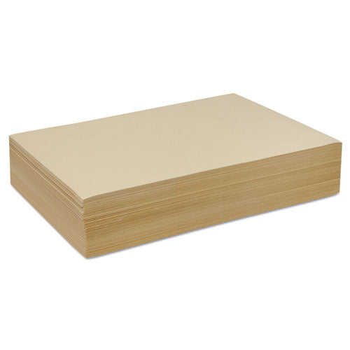 Cream Manila Drawing Paper, 50lb, 18 X 24, Cream Manila, 500-pack