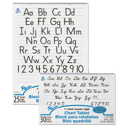Chart Tablets, 1 1-2" Presentation Rule, 24 X 32, 25 Sheets