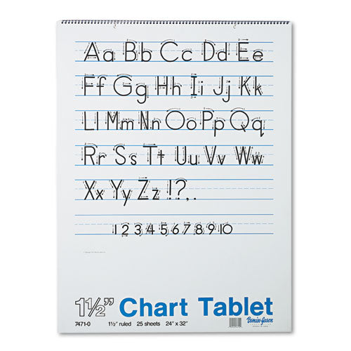 Chart Tablets, 1 1-2" Presentation Rule, 24 X 32, 25 Sheets