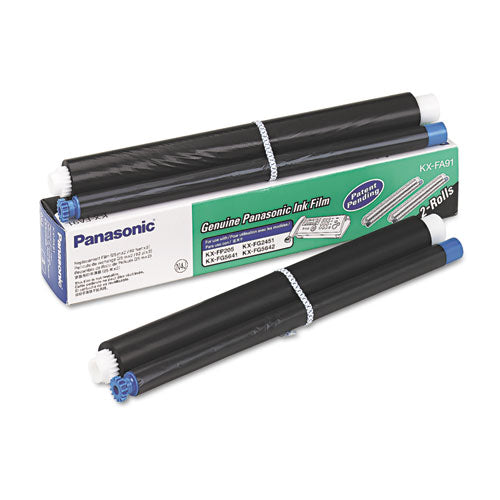 Kx-fa91 Film Roll Refill, 80 Page-yield, Black, 2 Rolls-box