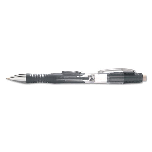 Clearpoint Elite Mechanical Pencils, 0.5 Mm, Hb (#2), Black Lead, Black Barrel, 2-pack