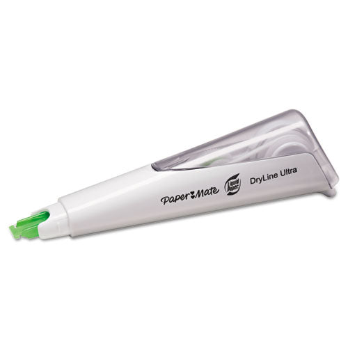 Dryline Ultra Correction Tape Pen, Refillable, 1-5" X 235", 3-pk, Asstd