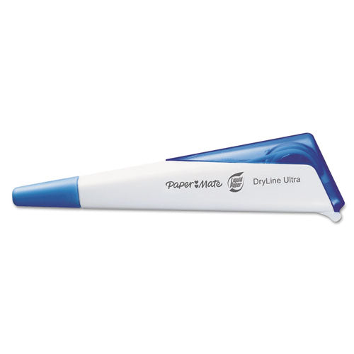 Dryline Ultra Correction Tape Pen, Refillable, 1-5" X 235", 3-pk, Asstd