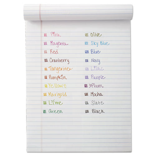 Point Guard Flair Stick Porous Point Pen, Bold 1.4mm, Black Ink-barrel, 36-box