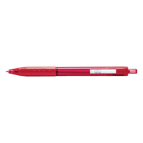 Inkjoy 300 Rt Retractable Ballpoint Pen, Medium 1mm, Red Ink-barrel, Dozen