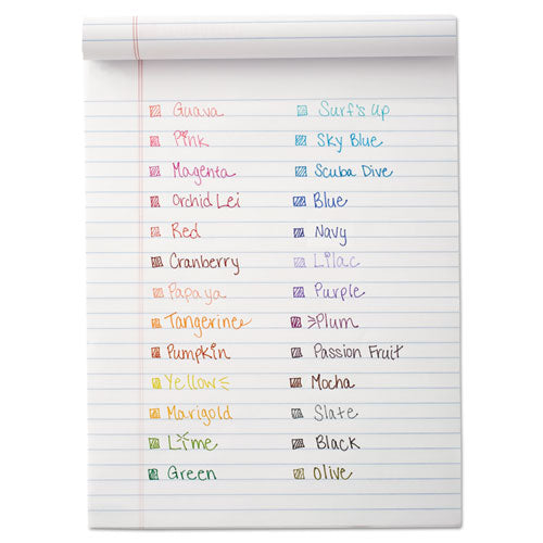 Flair Candy Pop Stick Porous Point Pen, 0.7mm, Assorted Ink-barrel, 36-pack