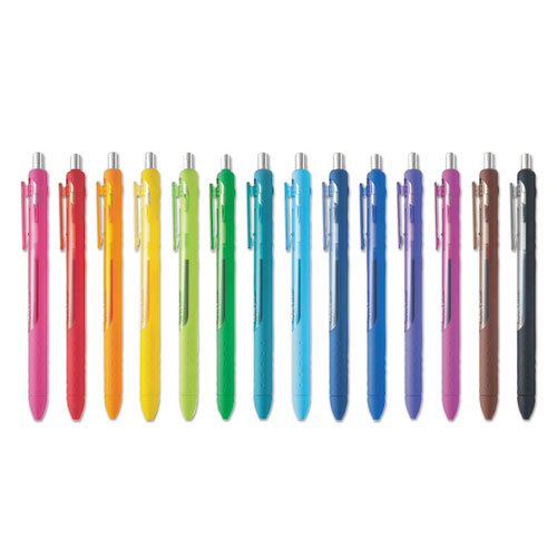 Inkjoy Retractable Gel Pen, Medium 0.7mm, Assorted Ink-barrel, 36-pack