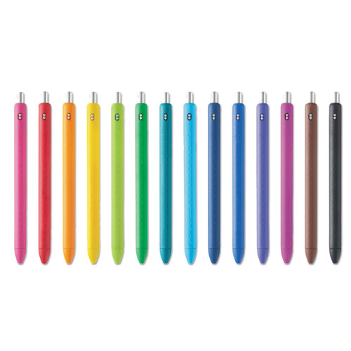 Inkjoy Retractable Gel Pen, Medium 0.7mm, Assorted Ink-barrel, 36-pack