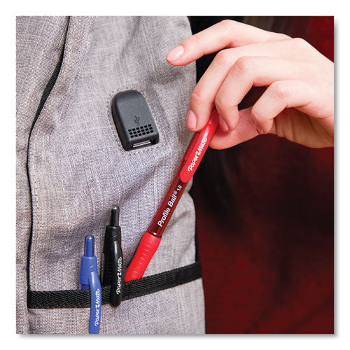 Profile Retractable Ballpoint Pen, Bold 1 Mm, Black Ink-barrel, 36-pack