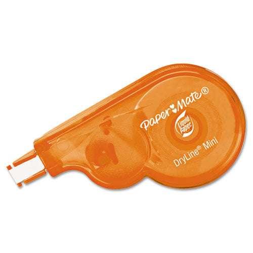 Dryline Mini Correction Tape, 1-5" X 197", Non-refillable, 5-pack