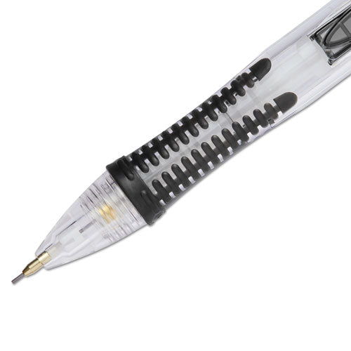 Clear Point Mechanical Pencil, 0.5 Mm, Hb (#2.5), Black Lead, Black Barrel