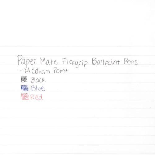 Flexgrip Elite Stick Ballpoint Pen, Medium 1mm, Blue Ink-barrel, Dozen