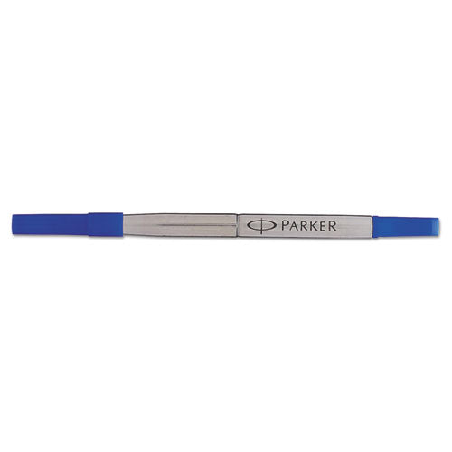 Refill For Parker Roller Ball Pens, Medium Point, Blue Ink