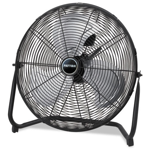 High Velocity Fan, Three-speed, Black, 24 1-2"w X 8 5-8"h