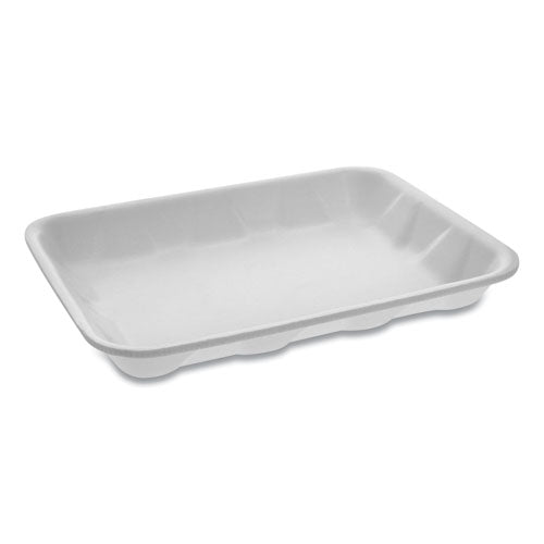 Meat Tray, #4 Deep, 9.5 X 7 X 1.25, White, 500-carton